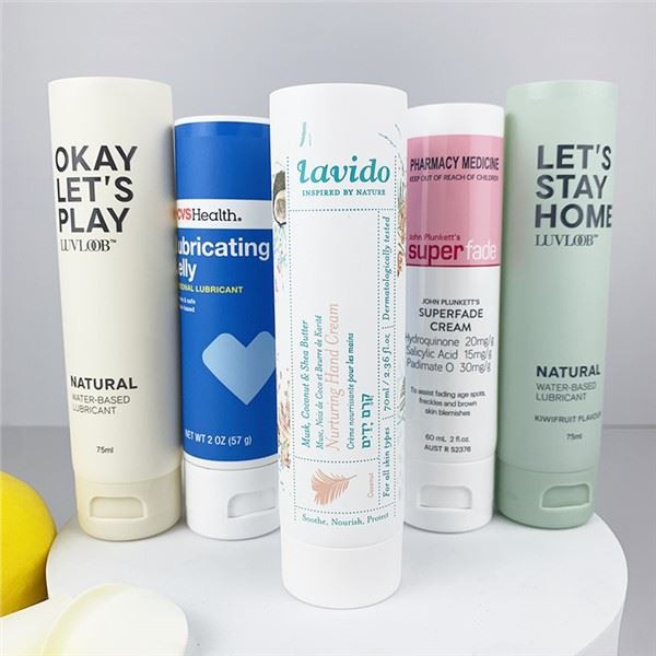 Empty PE Plastic Tube Hair Containers